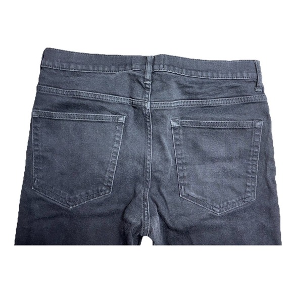 EVERLANE Jeans Men's 32‎ Black The Slim Jean Stretch Ankle Hemmed 32x27 *altered - Picture 4 of 9